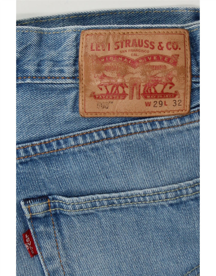 LEVI'S Uomo 508 Jeans affusolati regolari W29 L30 Blu