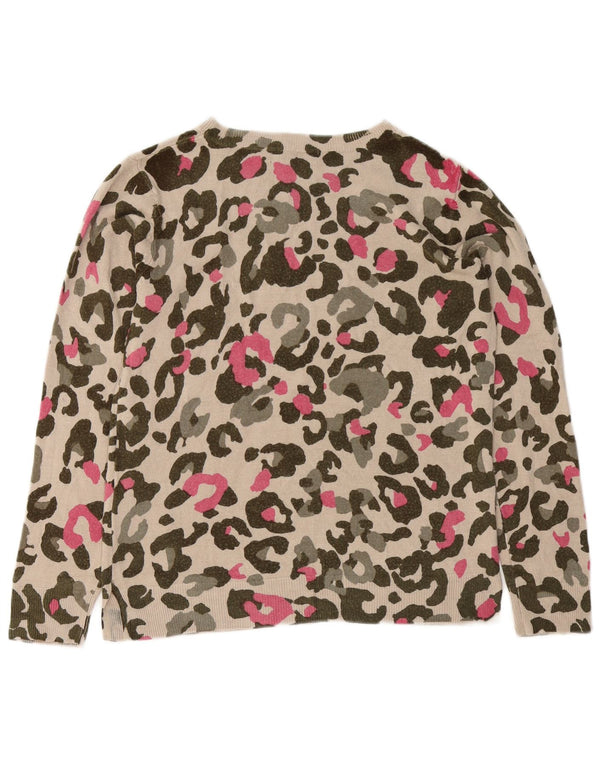 Maglione maglione con scollo a barca da donna Marks & Spencer UK 12 Beige medio