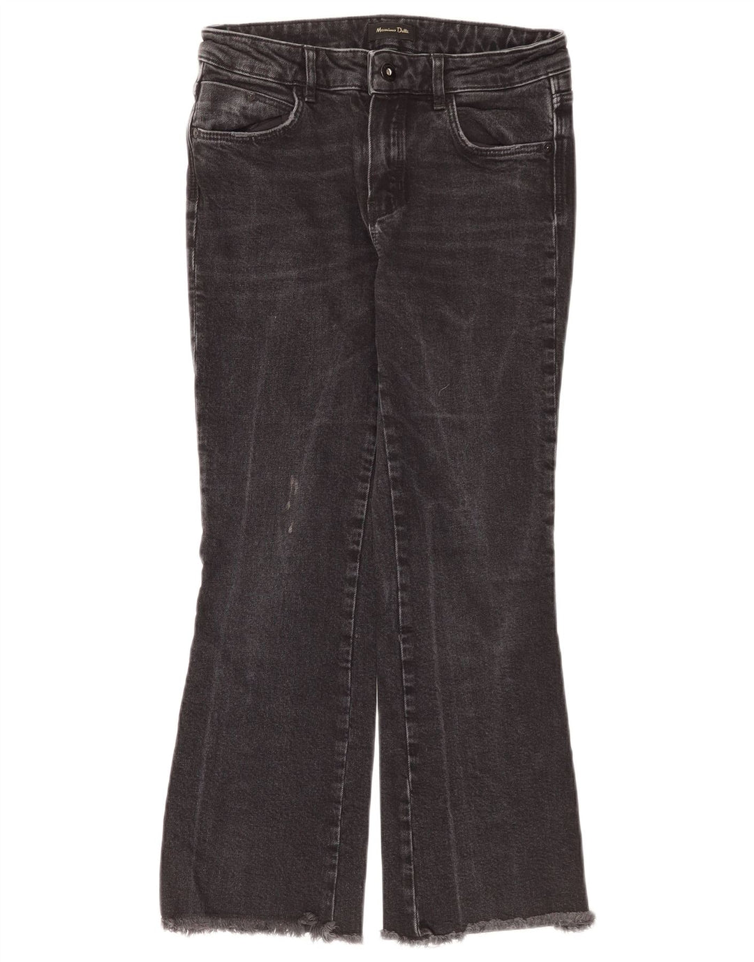 Jeans bootcut da donna Massimo Dutti EU 36 XS W26 L25 Cotone nero