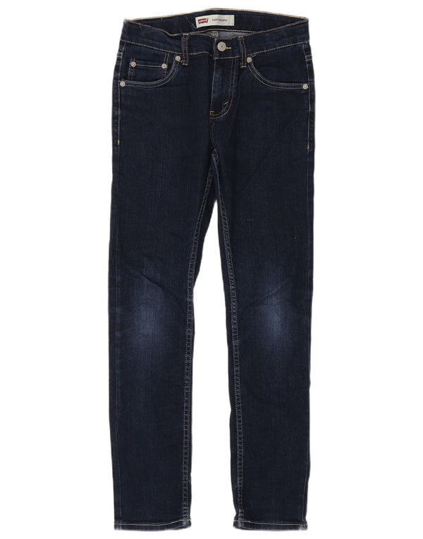 Levi's Ragazzi 510 Jeans Skinny 11-12 Anni W36 L28 Cotone Blu Navy