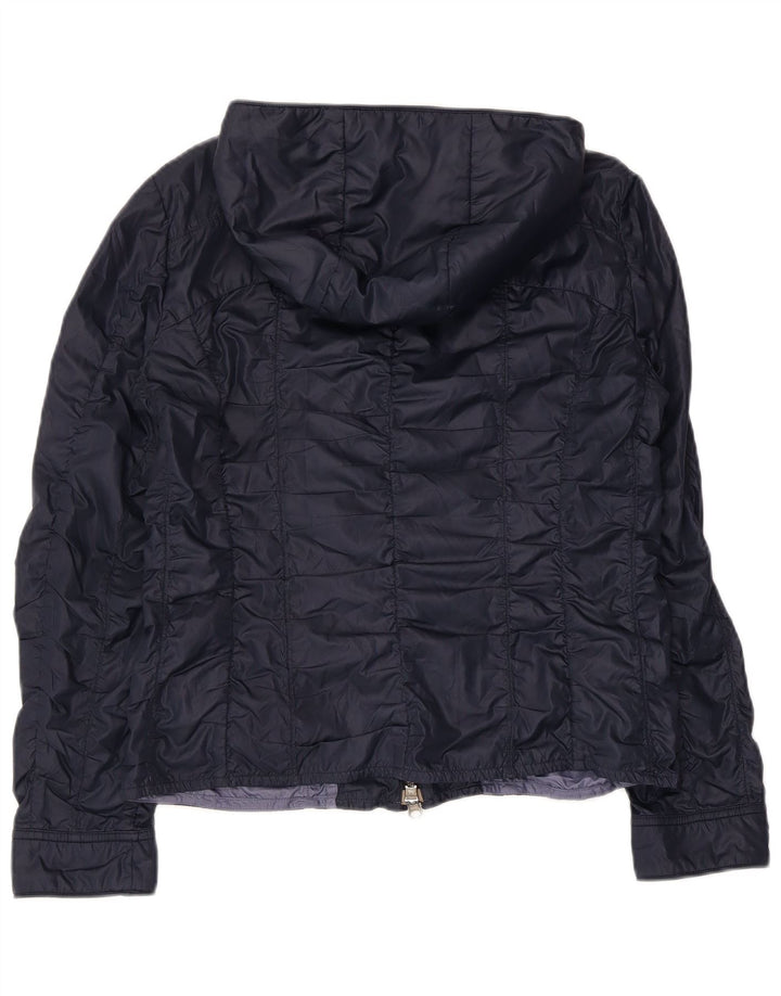 Giubbotto bomber con cappuccio HOGAN da donna IT 44 medio blu navy