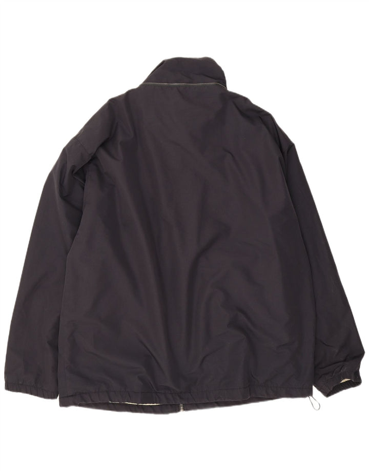 Giacca Kappa da Uomo Antivento UK 40 Large Blu Navy Poliestere