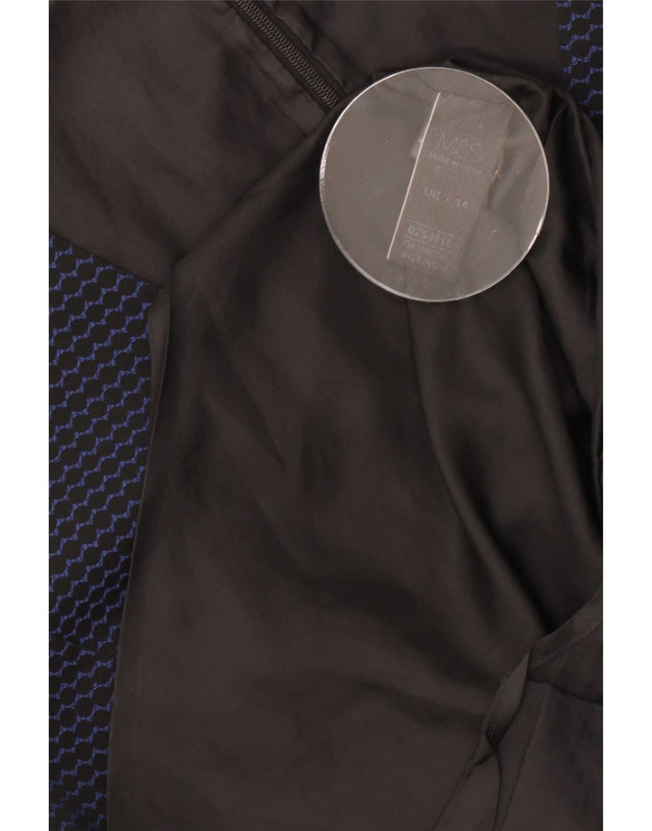 Abito tubino da donna Marks & Spencer UK 14 Blocco colore blu navy medio