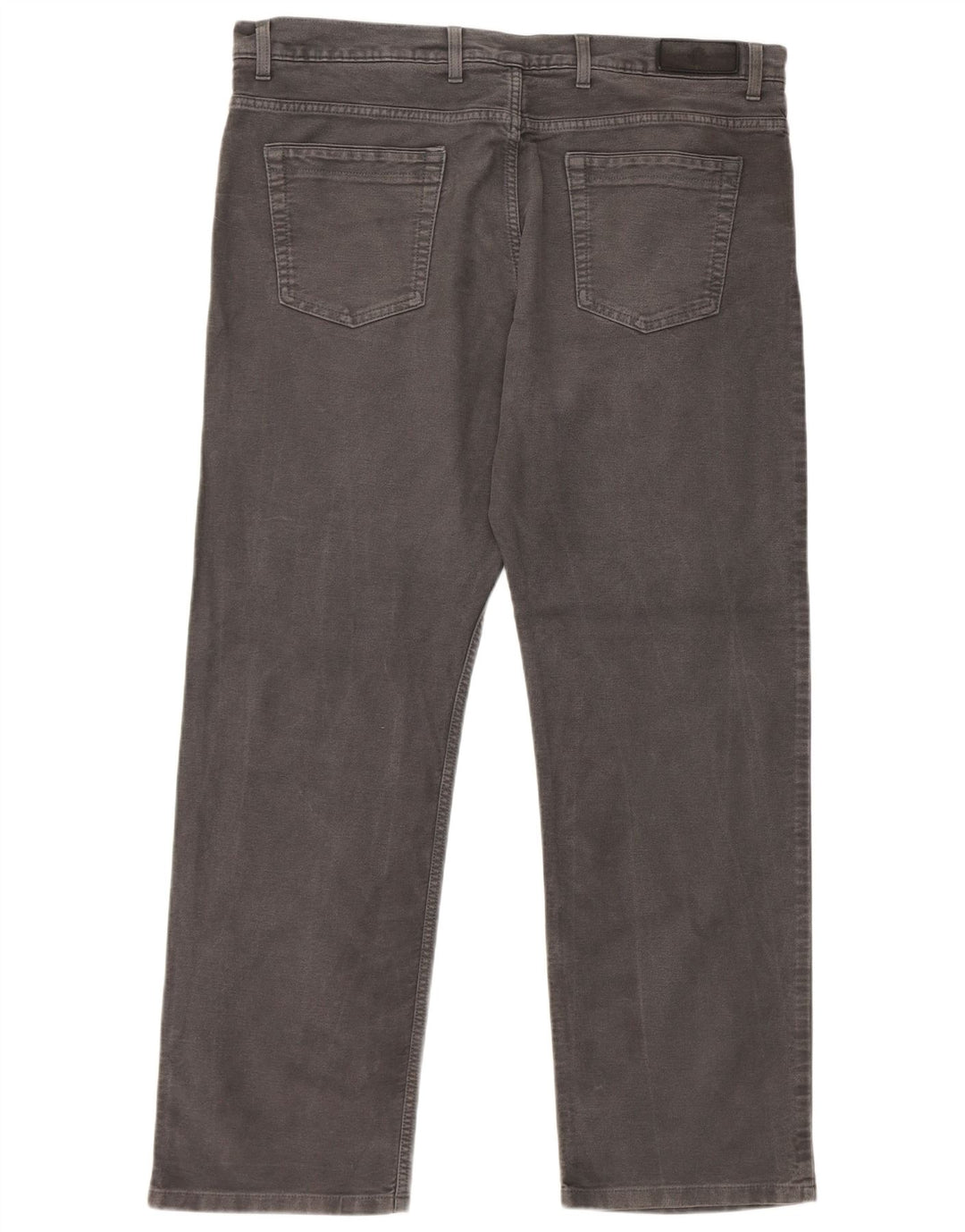 Pantaloni casual dritti Marks & Spencer da uomo blu Harbour W40 L31 grigi