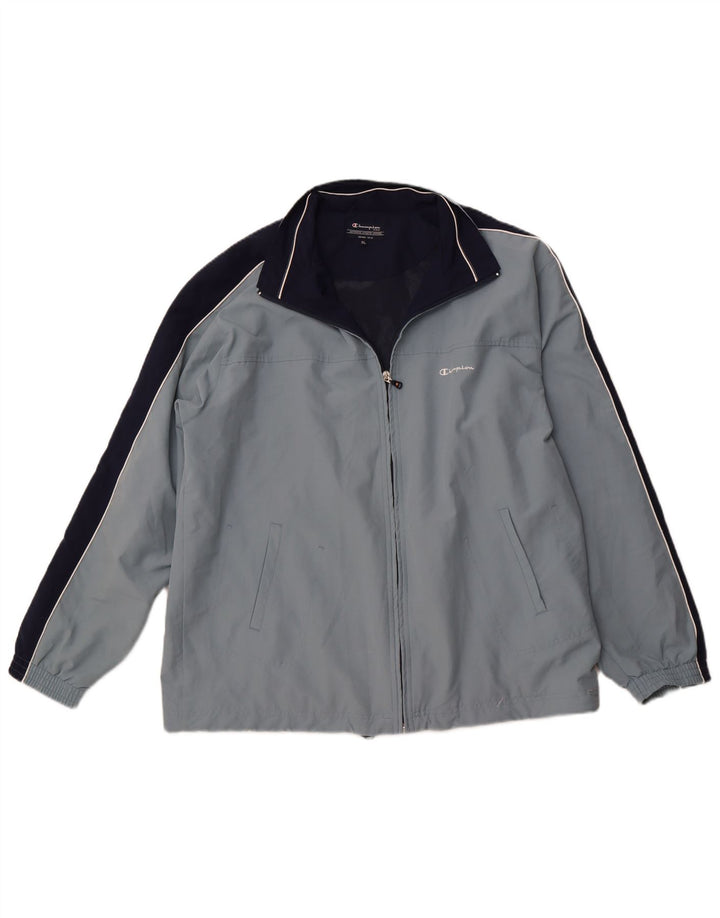 Giacca da tuta da uomo CHAMPION XL Poliestere color block blu