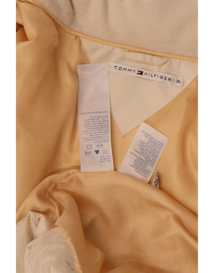 Cappotto imbottito da donna Tommy Hilfiger UK 18 XL poliestere bianco