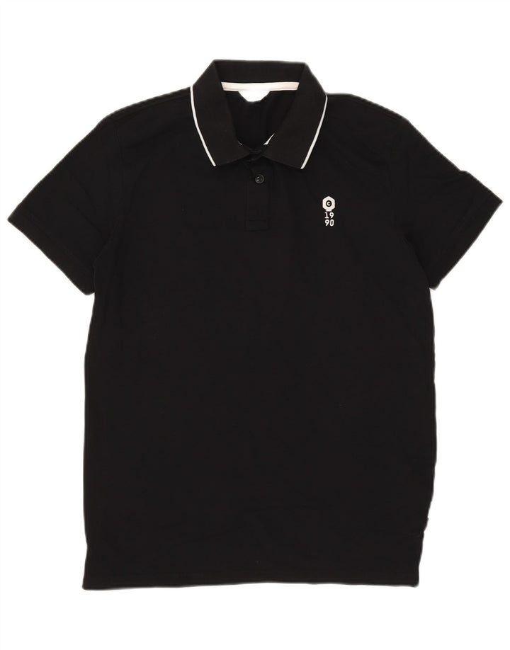 Polo da uomo Jack & Jones in cotone nero medio