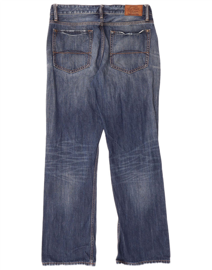 Jeans bootcut da uomo vestibilità regolare Fat Face W32 L30 cotone blu