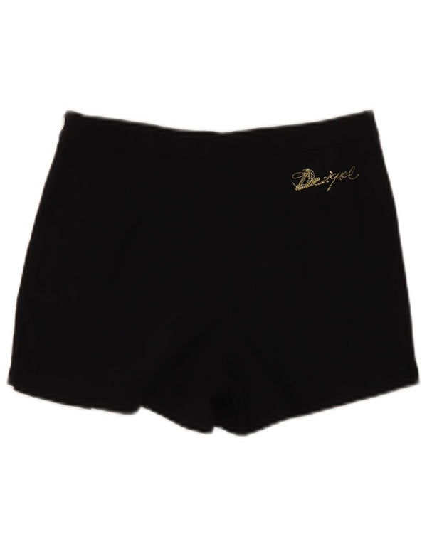 Pantaloncini casual con ancoraggio grafico da donna DESIGUAL W24 XS cuore di cotone nero