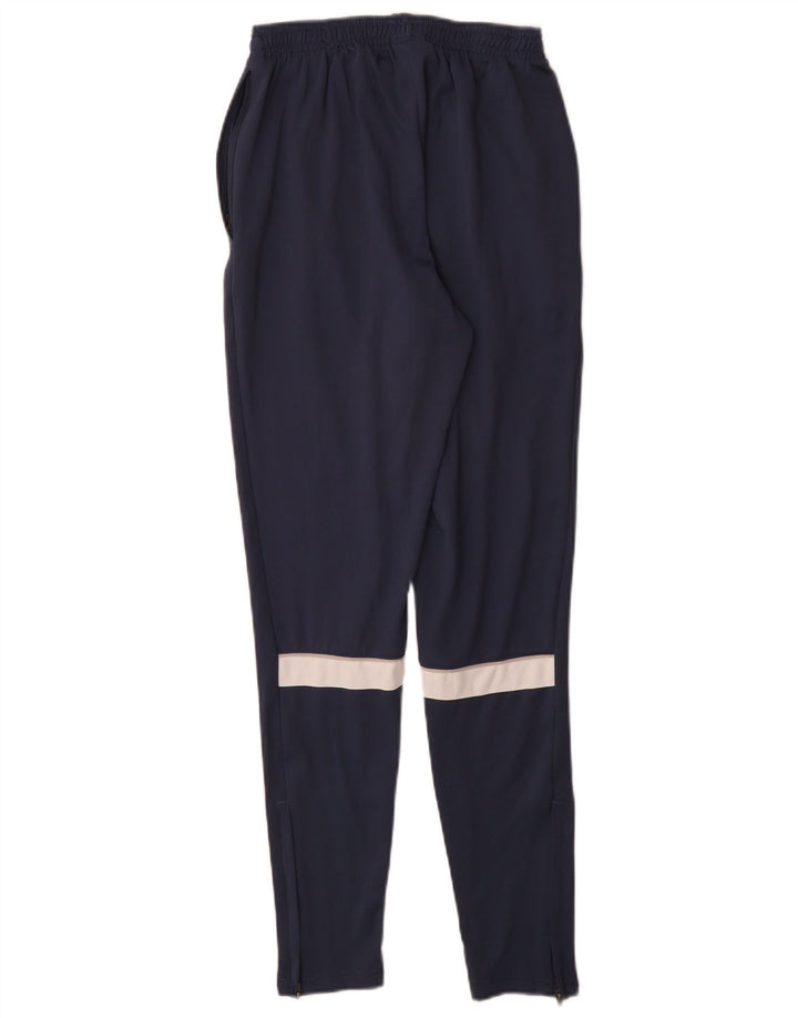 Pantaloni da tuta Nike Dri Fit da uomo, piccoli, in poliestere color block blu navy