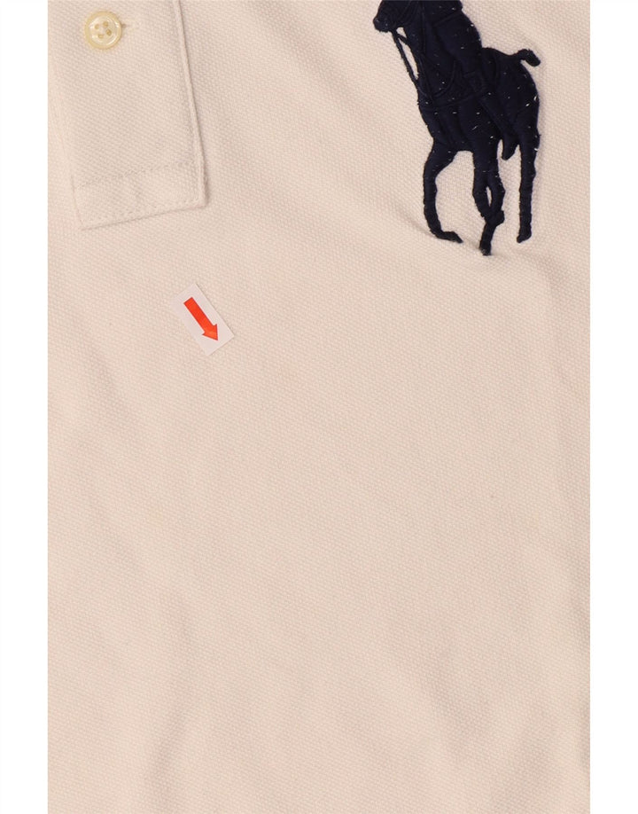 POLO RALPH LAUREN Polo grafica per ragazzi 14-15 anni Large in cotone bianco