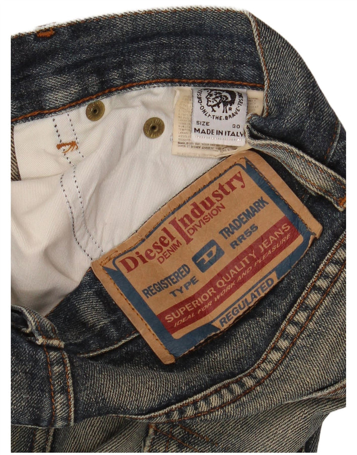 Jeans bootcut regolari da uomo Diesel W30 L34 cotone blu