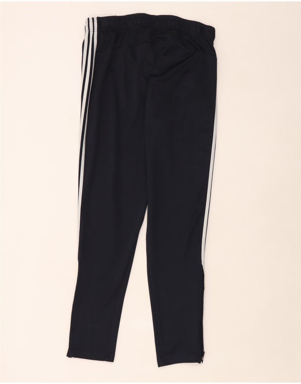 Pantaloni da tuta da uomo Adidas Large in poliestere blu navy
