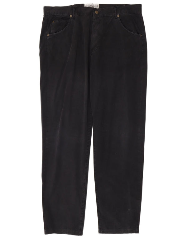 Pantaloni casual dritti da uomo Avirex W40 L34 cotone blu navy