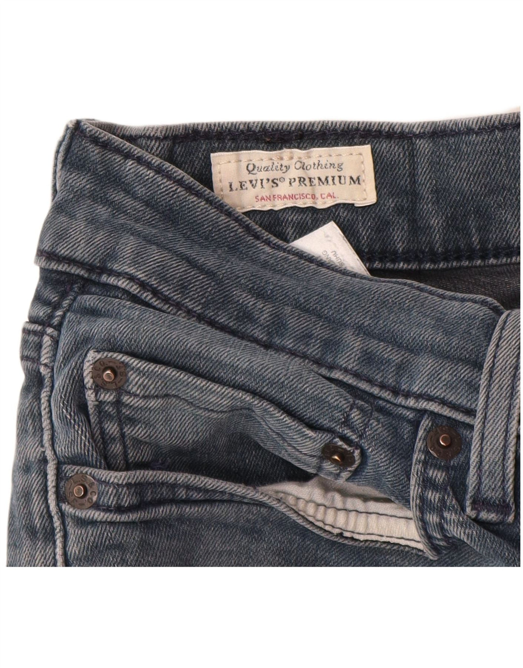 LEVI'S Jeans dritti da uomo 514 W30 L30 cotone blu