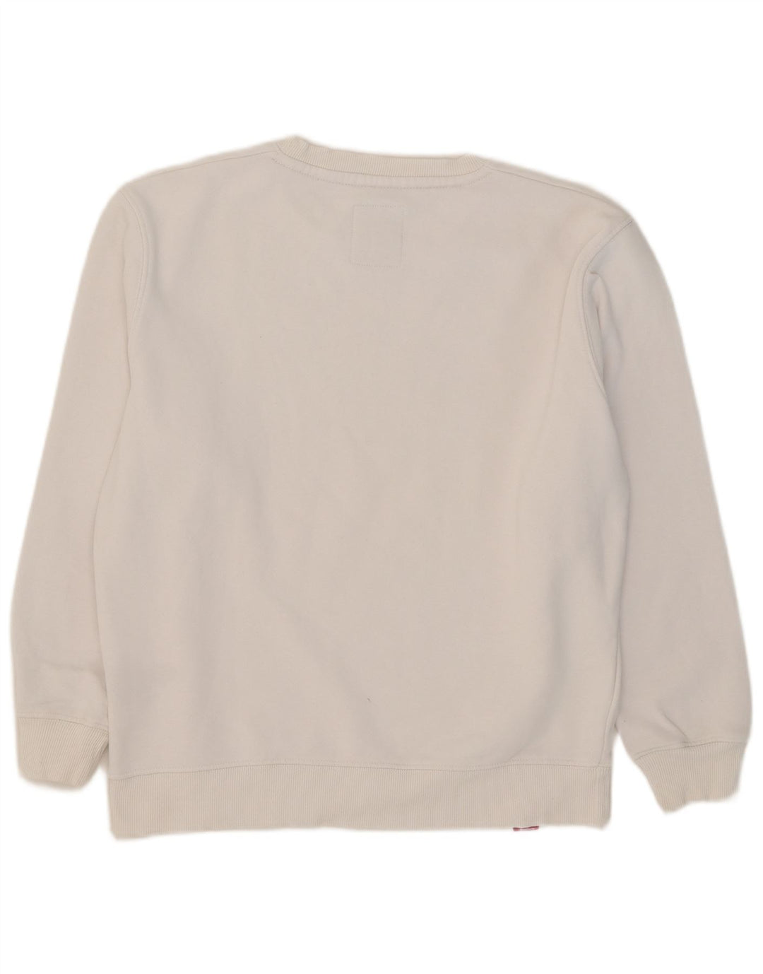 Felpa grafica da uomo Alpha Industries in cotone bianco medio