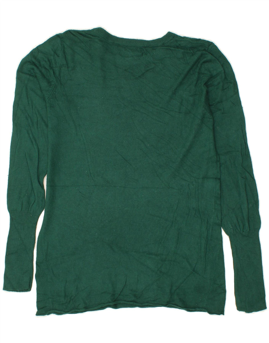 MOSSIMO Womens Boat Neck Jumper Sweater UK 14 Large Green Nylon Vintage Mossimo and Second-Hand Mossimo from Messina Hembry 