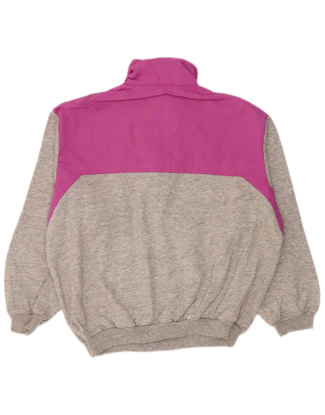 Felpa da uomo con collo con zip Belfe & Belfe IT 52 Large Grey Colourblock