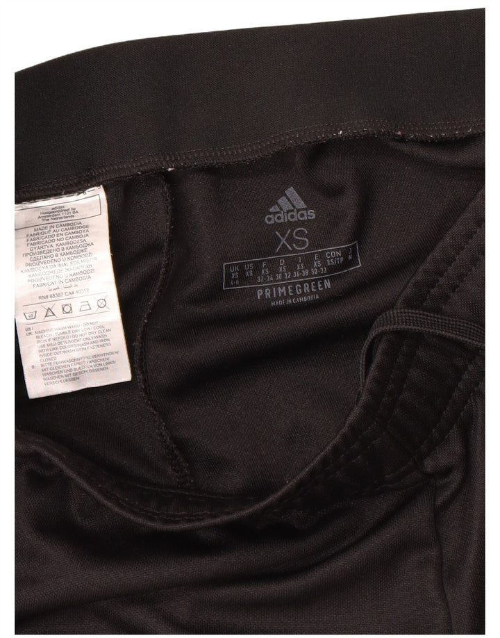 ADIDAS Womens Tracksuit Trousers UK 4/6 XS  Black Polyester