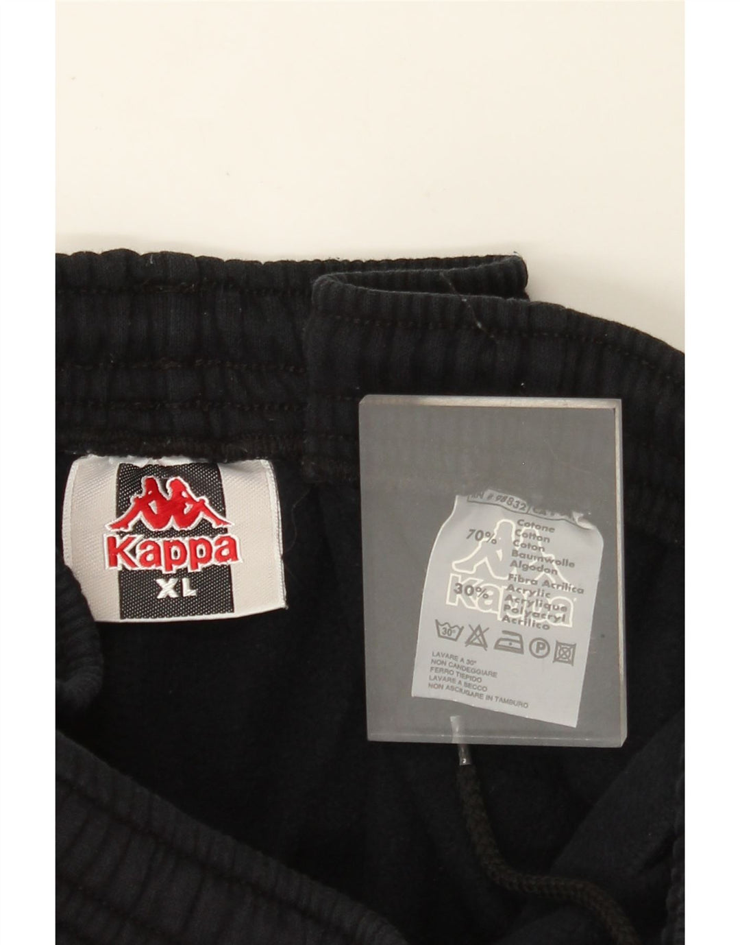 Pantaloni da tuta da uomo KAPPA XL in cotone nero