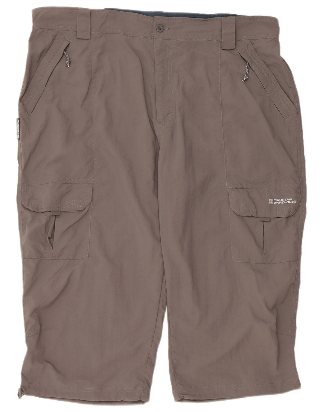 MOUNTAIN WAREHOUSE Pantaloncini bermuda cargo da uomo W42 2XL Nylon grigio