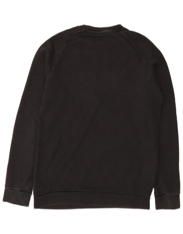 Felpa Adidas Uomo Maglione Piccolo Cotone Nero