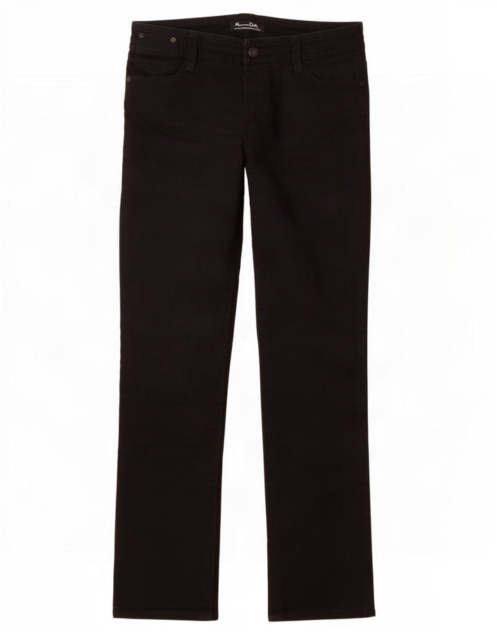 Jeans slim da donna Massimo Dutti EU 40 medio W30 L30 cotone nero