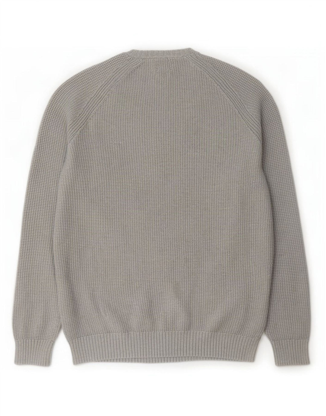 Maglione maglione girocollo da uomo Zara grande grigio