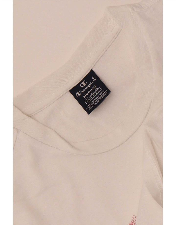 T-shirt grafica da uomo Champion Top bianco medio