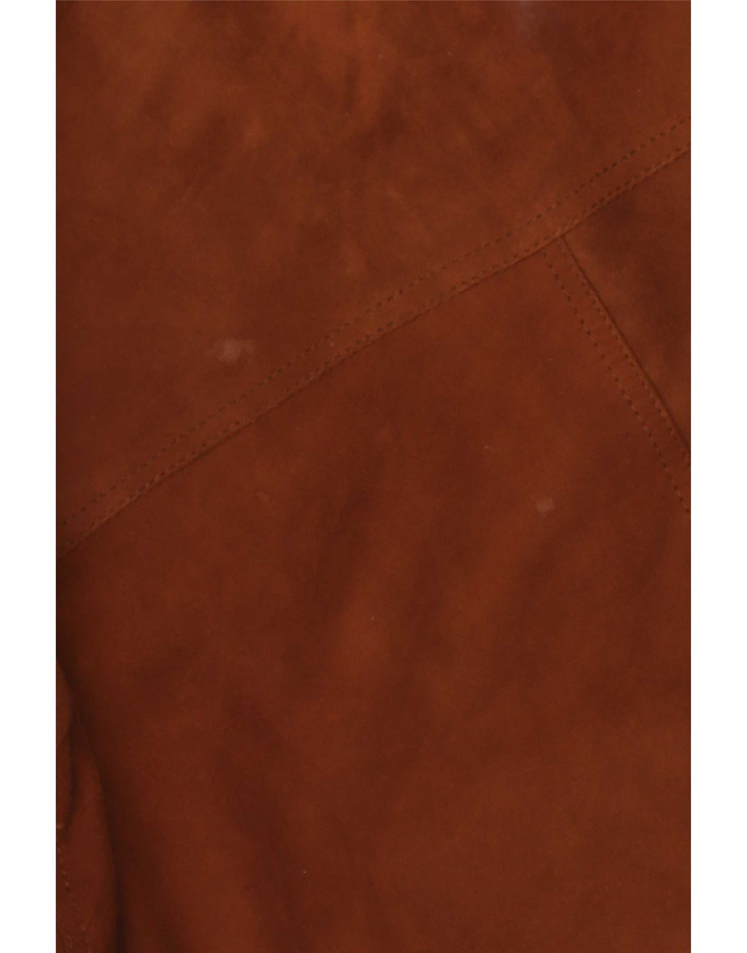 Giubbotto bomber in pelle scamosciata vintage da uomo UK 42 XL in pelle marrone