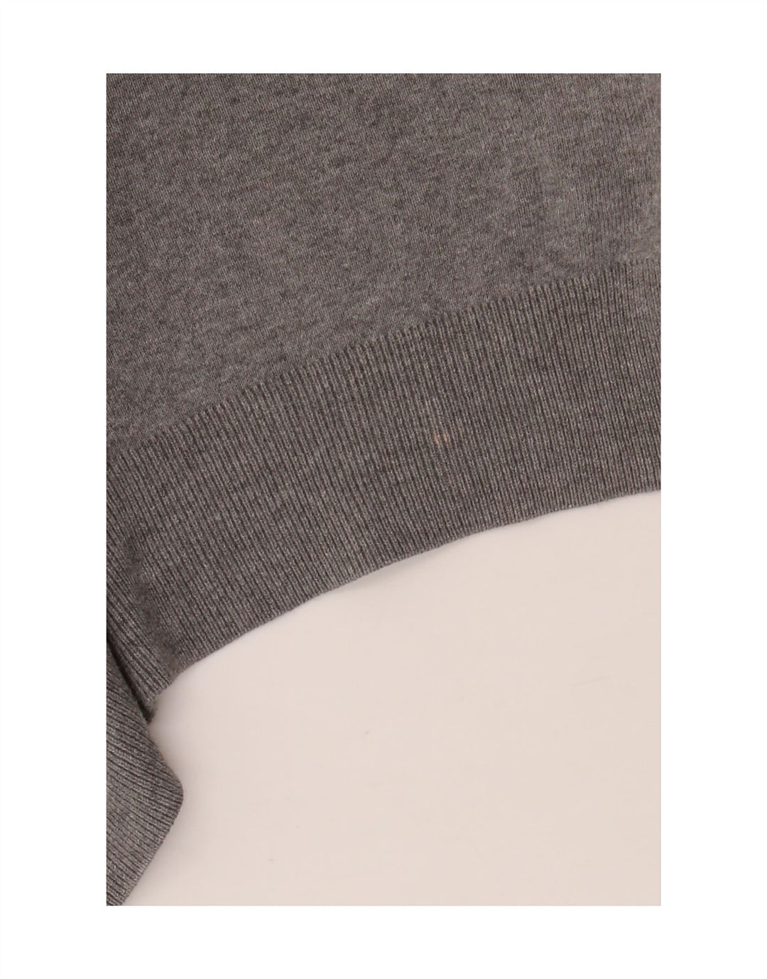 POLO RALPH LAUREN Maglione da uomo con scollo a V in cotone grigio medio