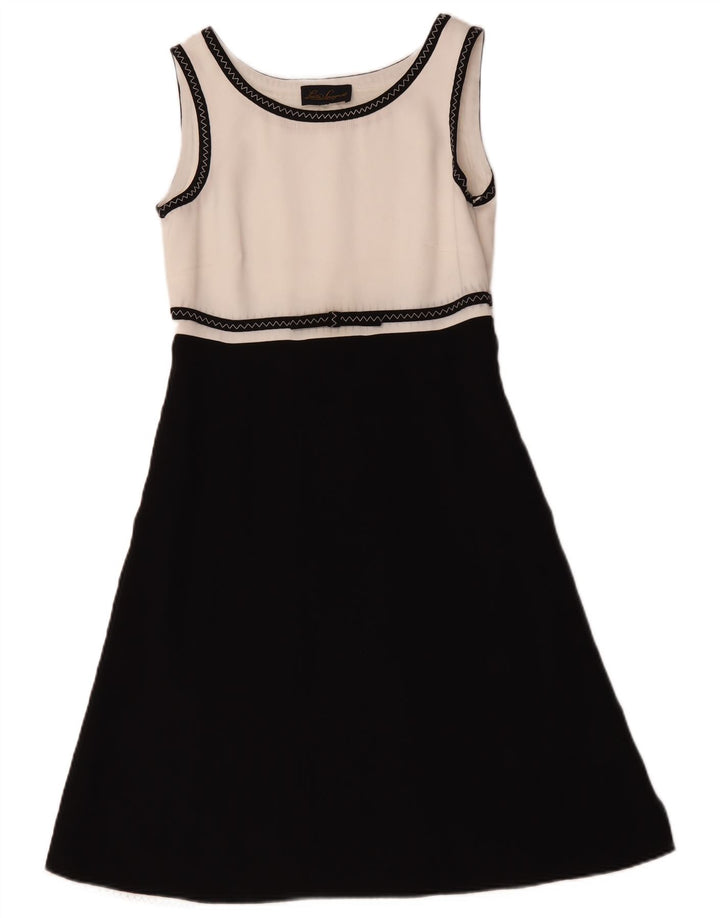 Abito a trapezio da donna Luisa Spagnoli IT 42 Medium Black Colourblock