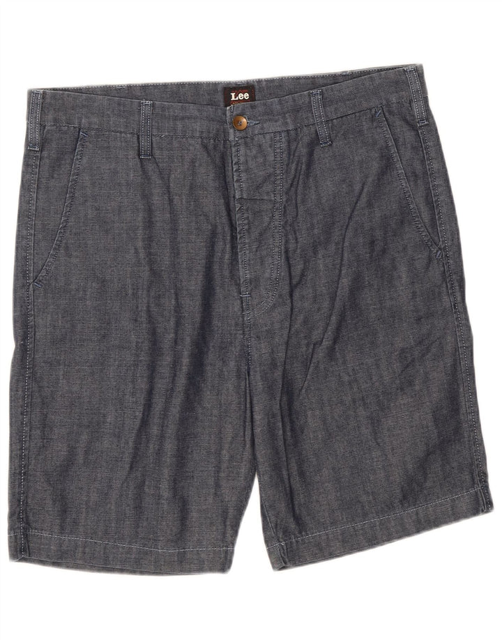 Pantaloncini chino da uomo Lee W33 cotone blu navy medio