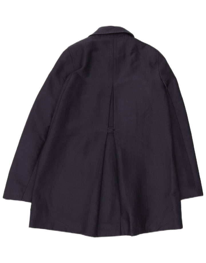 Soprabito da donna Zara UK 14 cotone blu navy medio