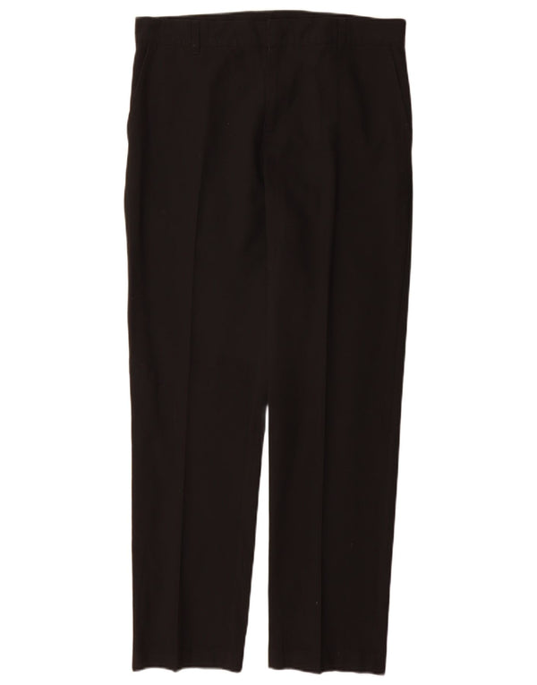 Pantaloni da abito dritti Marks & Spencer da ragazzo 15-16 anni W32 L29 Neri