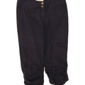 MICHAEL KORS Womens Straight Capri Trousers US 6 Medium W32 L20 Navy Blue Vintage Michael Kors and Second-Hand Michael Kors from Messina Hembry 