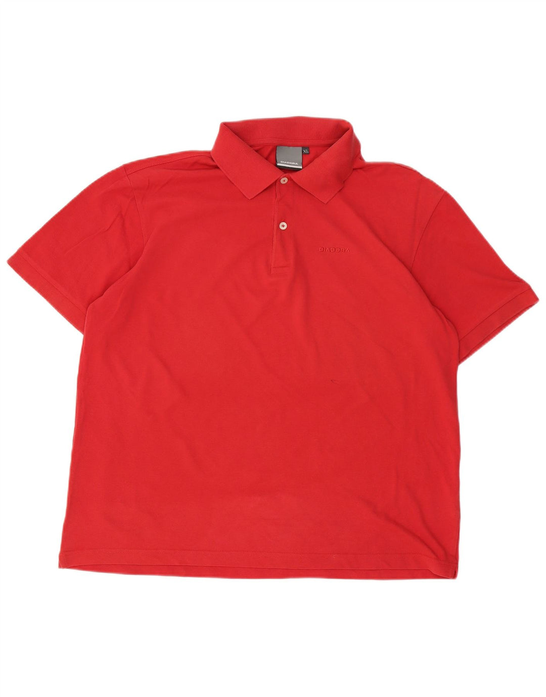 Polo Diadora Uomo XL Rosso Cotone