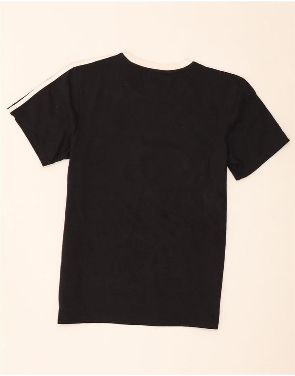 T-shirt da donna Adidas Top UK 8/10 piccola in cotone nero