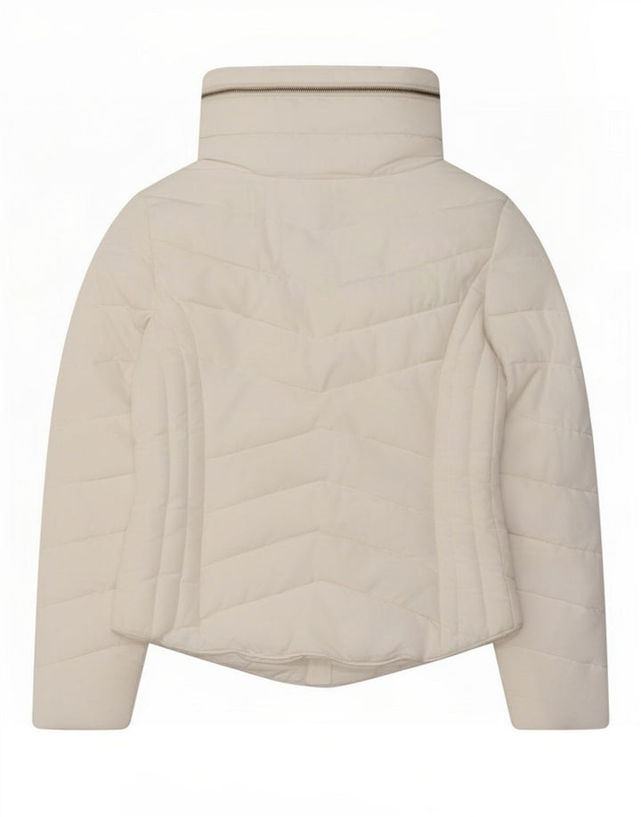 Giacca imbottita Zara da donna UK 14 grande bianca