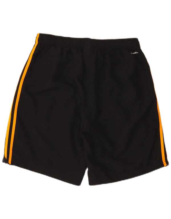Pantaloncini sportivi Adidas Climalite da uomo grandi in poliestere nero