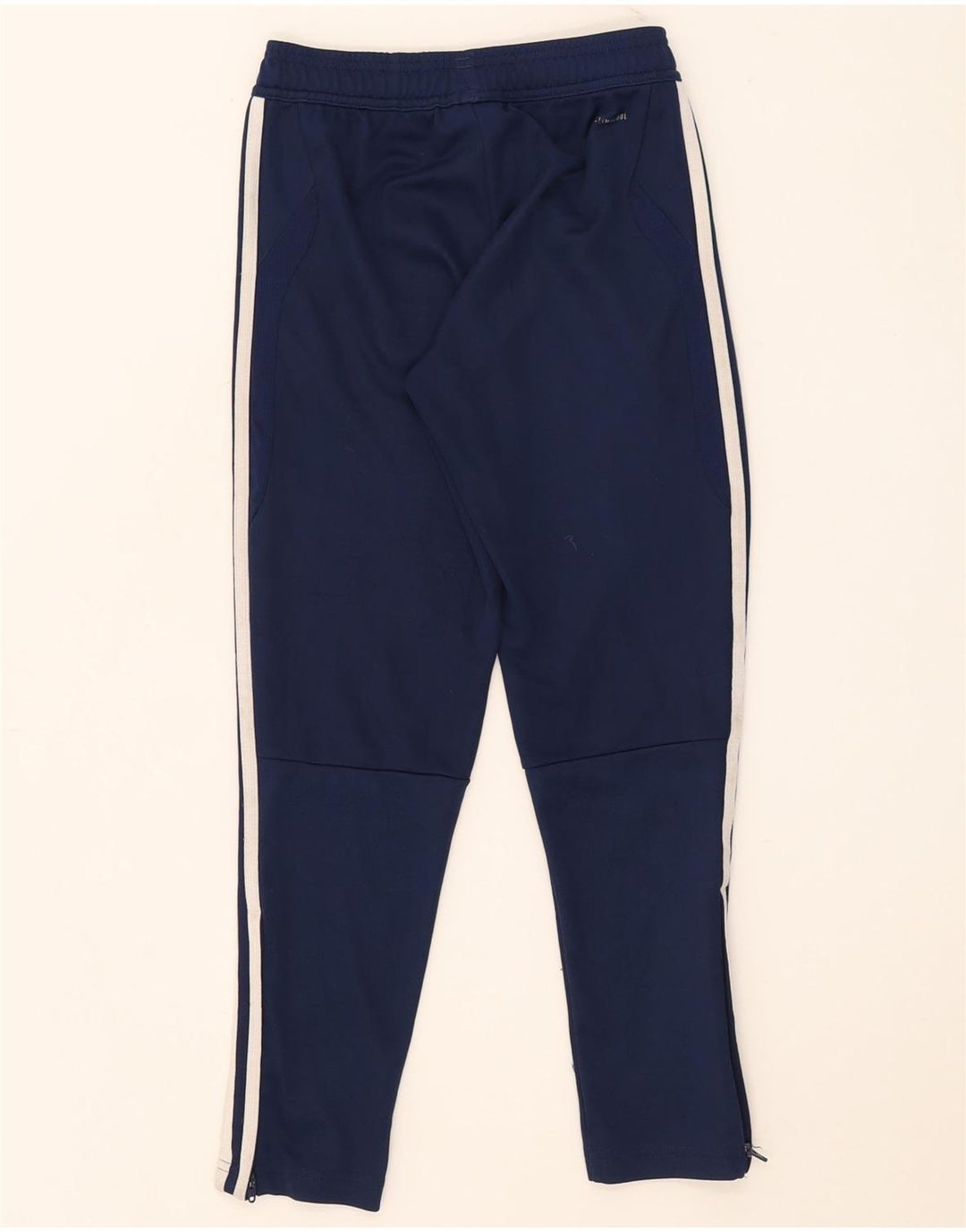 Pantaloni della tuta Adidas Climacool da ragazzo 9-10 anni in poliestere blu navy