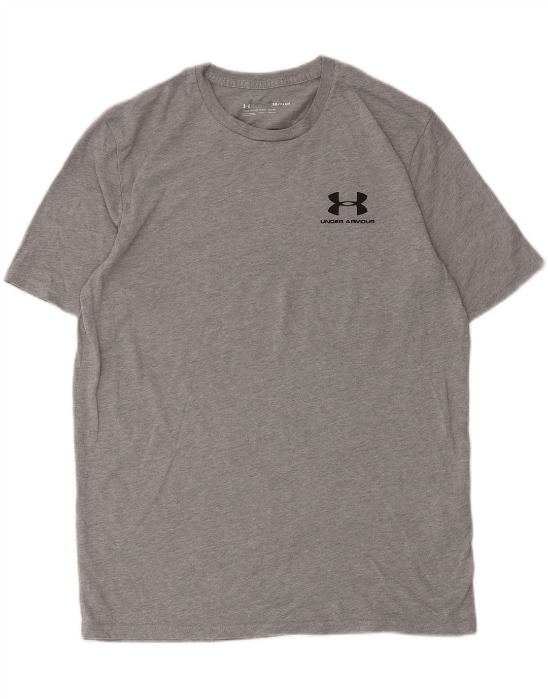 T-shirt da uomo Under Armour Top Small in cotone grigio