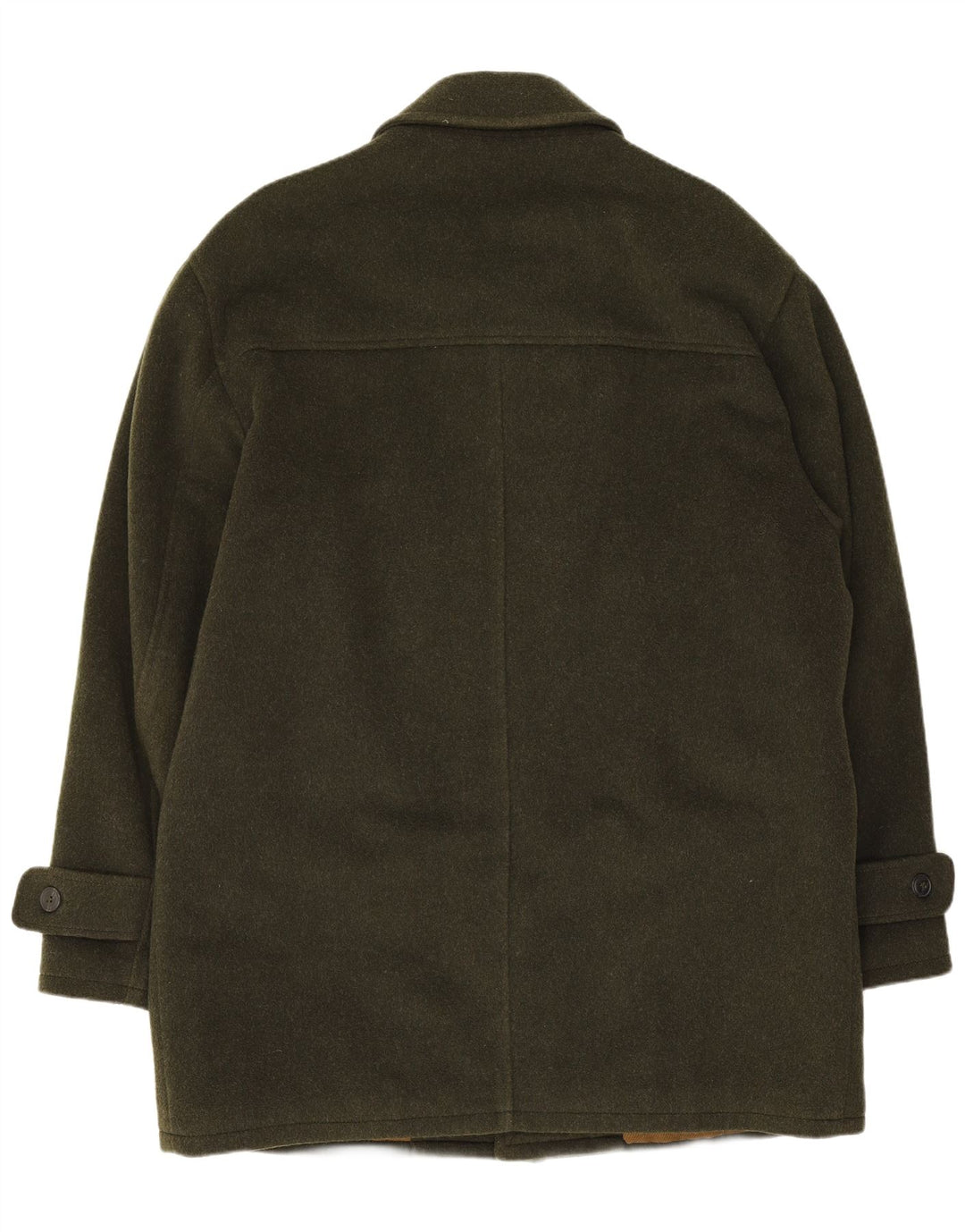 Cappotto Porto Di Panama Uomo By Preca IT 48 Medio Lana Kaki
