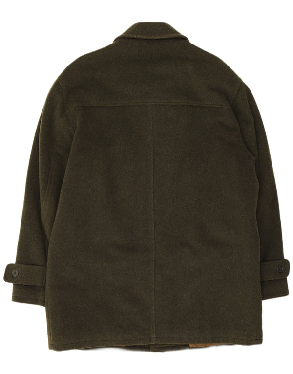 Cappotto Porto Di Panama Uomo By Preca IT 48 Medio Lana Kaki