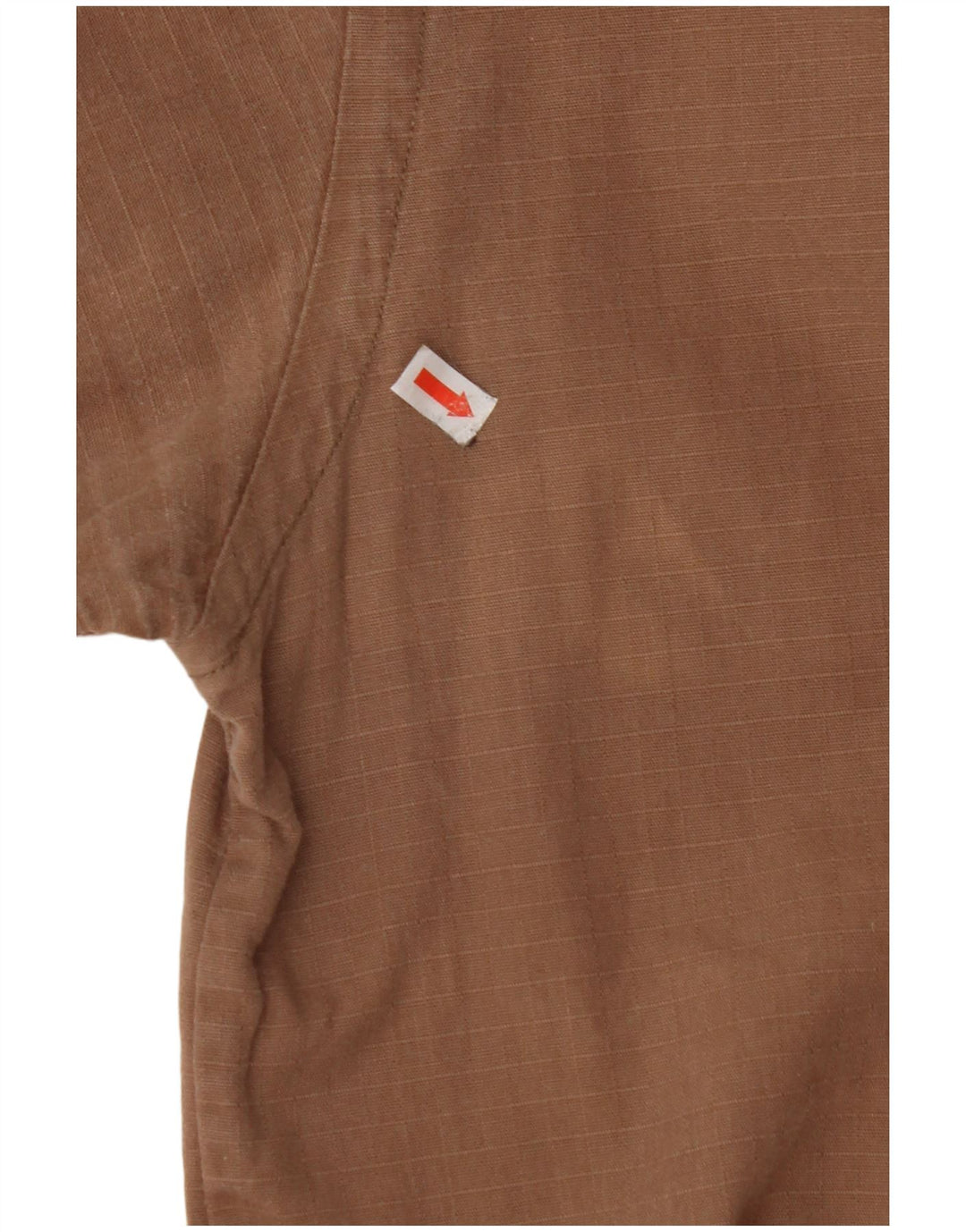 JEEP Camicia a maniche corte da uomo XL in cotone a quadri marrone