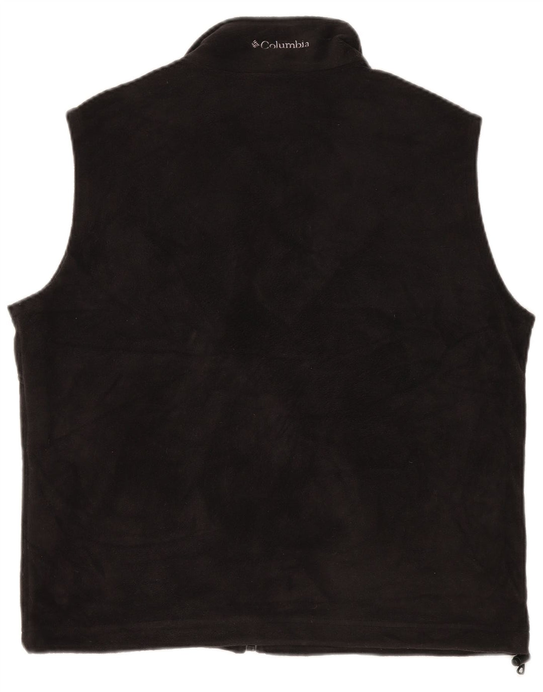 Gilet in pile da donna COLUMBIA UK 16 grande poliestere nero