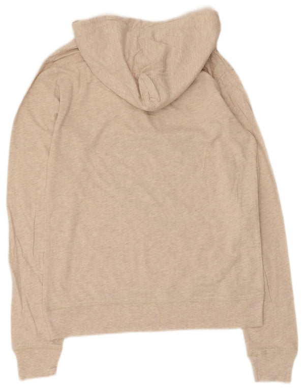 Maglietta grafica da donna a maniche lunghe Hard Rock Cafe Barcelona, UK 10, piccola, beige