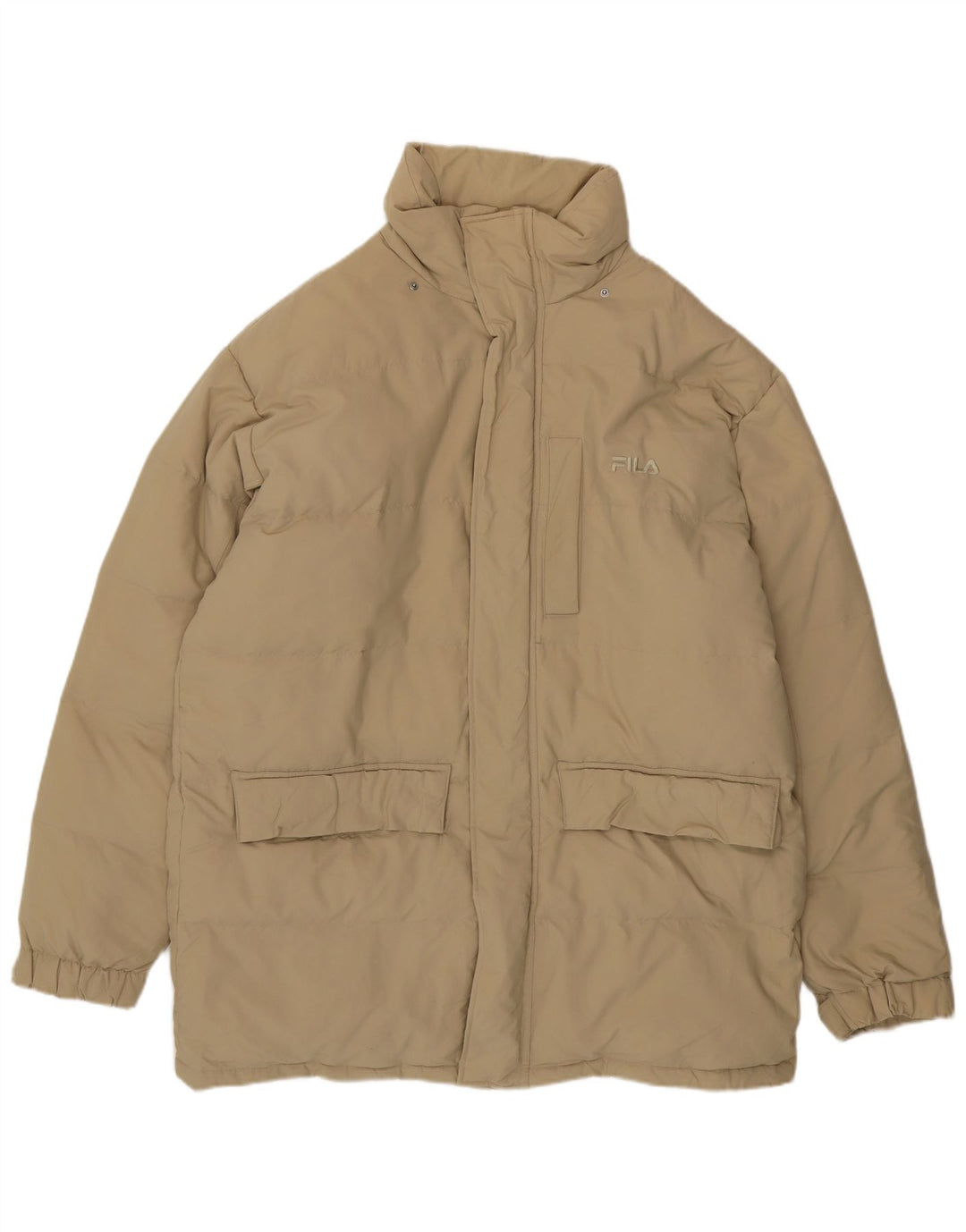 Cappotto imbottito da uomo Fila UK 40 Large Beige Nylon