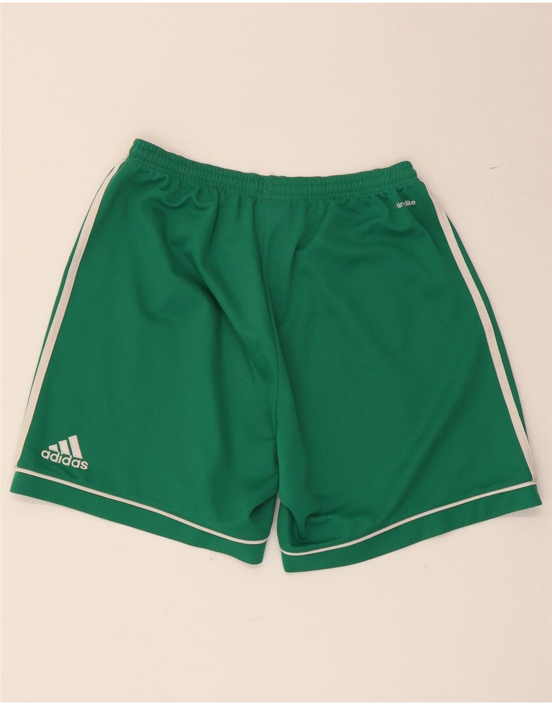 Pantaloncini sportivi Adidas Climalite da uomo in poliestere verde medio