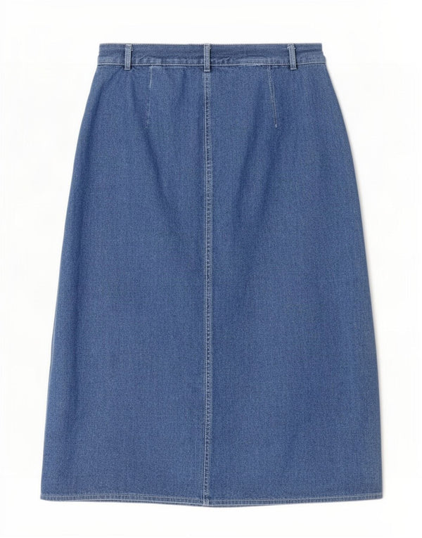 Gonna in denim da donna Re & X grande W34 in cotone blu